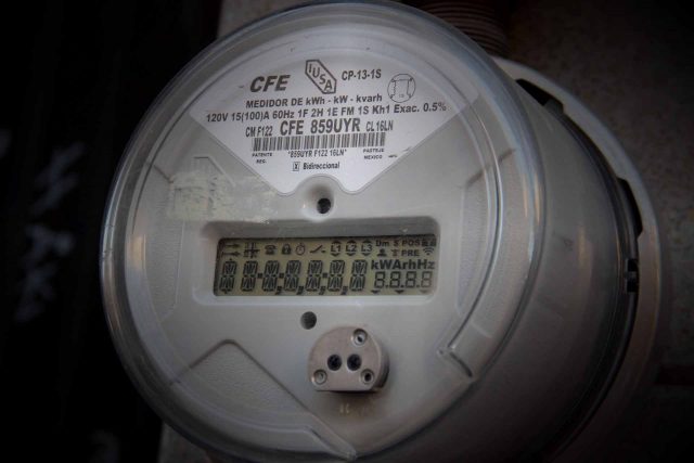Medidor de energía eléctrica de la CFE