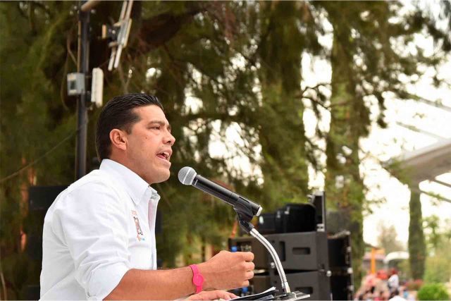 Leo Montañez, candidato panista.