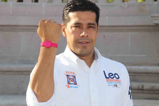 Leo Montañez, candidato a la Alcaldía.