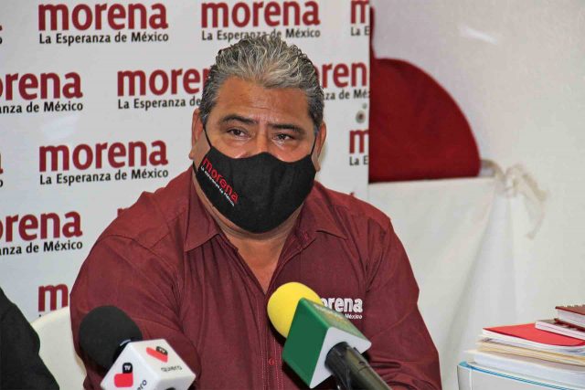 Sebastián Martínez, Consejero estatal de MORENA.
