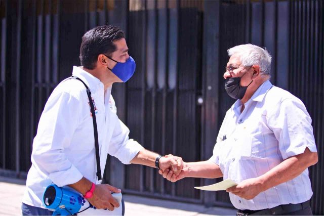 El candidato de la coalición ‘Por Aguascalientes’ continúa dando a conocer sus propuestas.