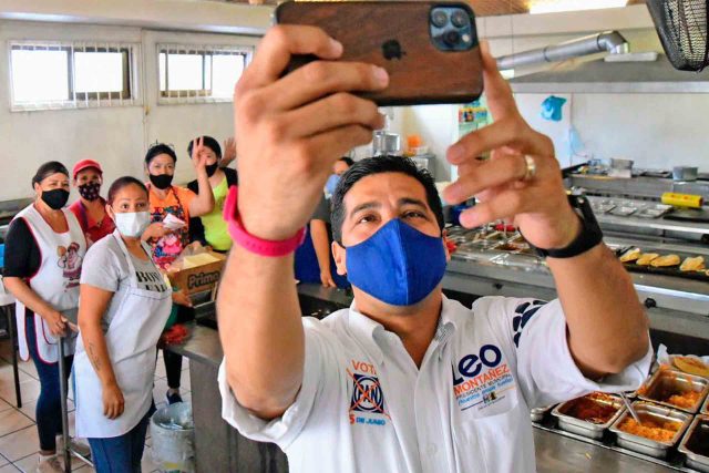 El candidato de la coalición ‘Por Aguascalientes’, Leo Montañez.