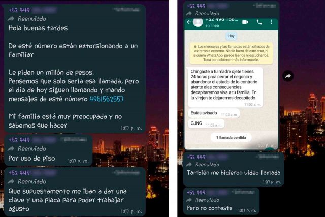 Aguascalientes Cobro Derecho de Piso Extorsión