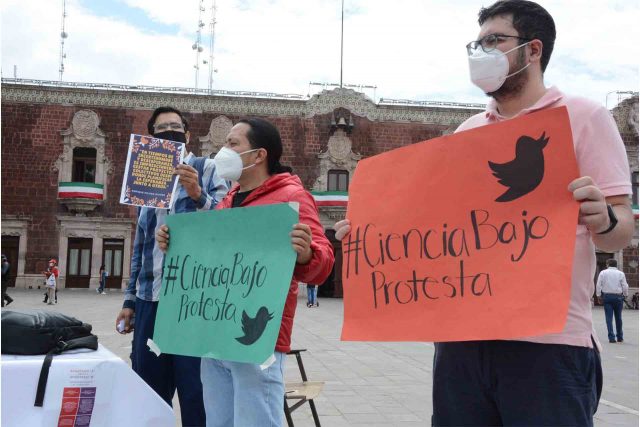 Aguascalientes Conacyt Protesta