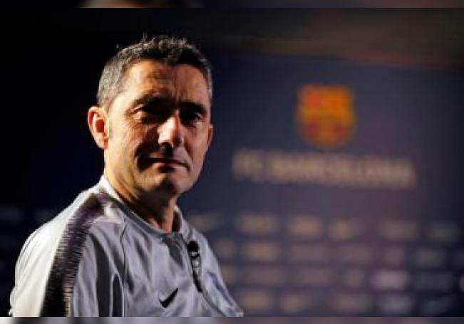 Fotografía facilitada por el FC Barcelona, de su técnico Ernesto Valverde. EFE