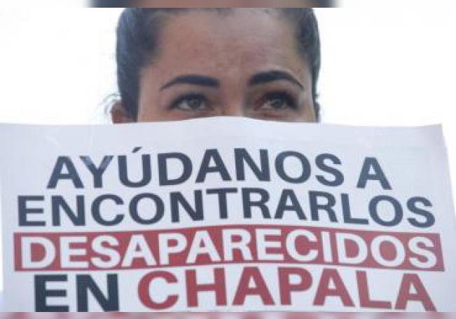Protestan por desaparición de 8 personas en Chapala