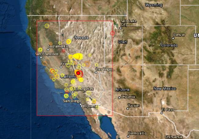 Se registra temblor de magnitud 5,8 en California