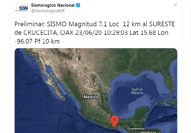 VIDEO: Se registra temblor de 7.5 grados en la Ciudad de México