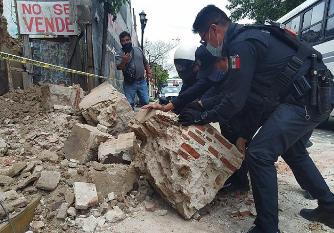 Reportan al menos dos muertos en Oaxaca por el sismo