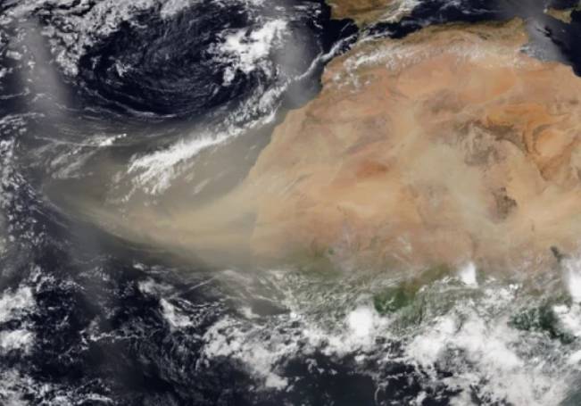 La gigantesca nube de polvo del Sahara llegará a México este 23 de junio