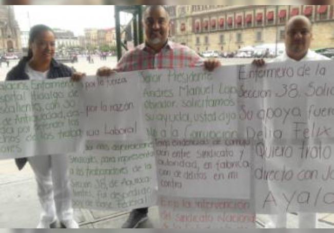 Cesados del ISSEA y el Hidalgo exigen renuncia de sus dirigentes