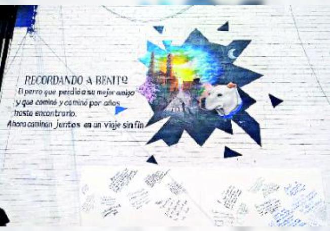 Inauguran el mural ‘Recordando a Benito’ en el Centro