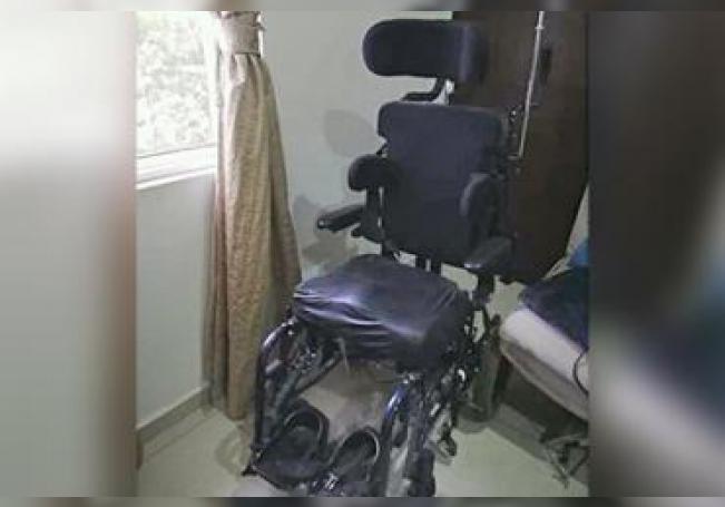 Se robaron la silla de ruedas de un menor en Villas de Santa Rosa