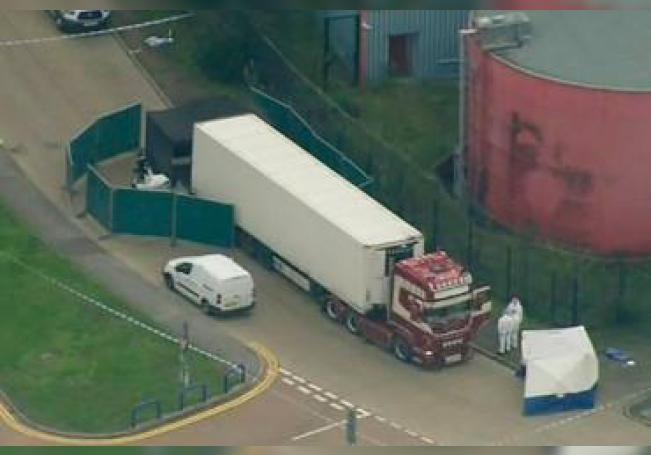 Las 39 personas halladas muertas en un camión en Inglaterra eran chinas