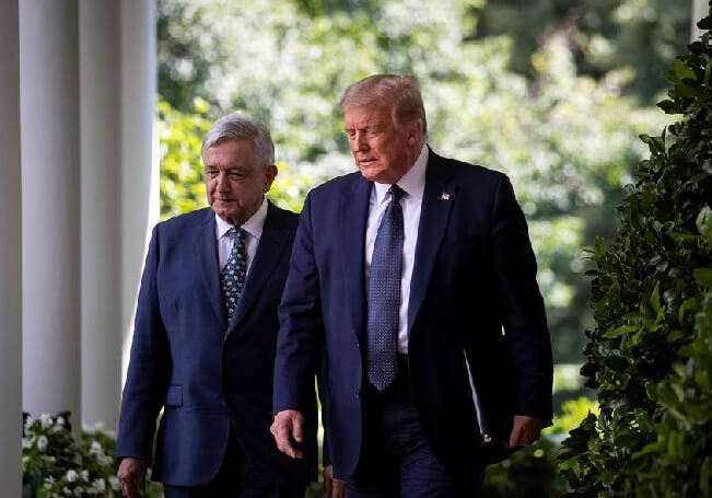 Frases para la historia del encuentro de López Obrador y Trump en Casa Blanca
