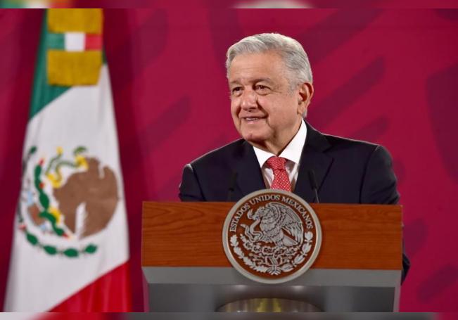El presidente de México,Andrés Manuel López Obrador ofrece una rueda de prensa matutina hoy, en el Palacio Nacional, en Ciudad de México(México). EFE/ Presidencia SOLO USO EDITORIAL NO VENTAS