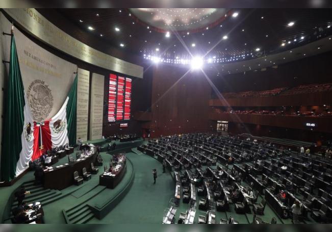 Fotografía cedida por la Cámara de Diputados, que muestra una vista general de la Sesión Ordinaria, en el recinto legislativo de la Ciudad de México (México). EFE/Cámara de Diputados/SOLO USO EDITORIAL