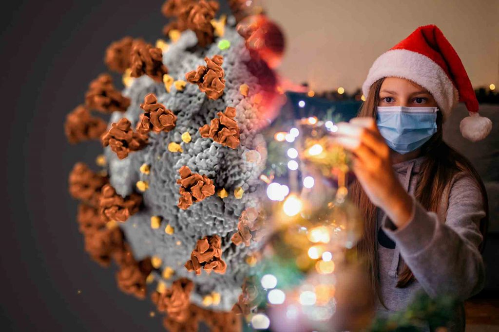 Dispuestos a festejar la Navidad pese al riesgo de contagio