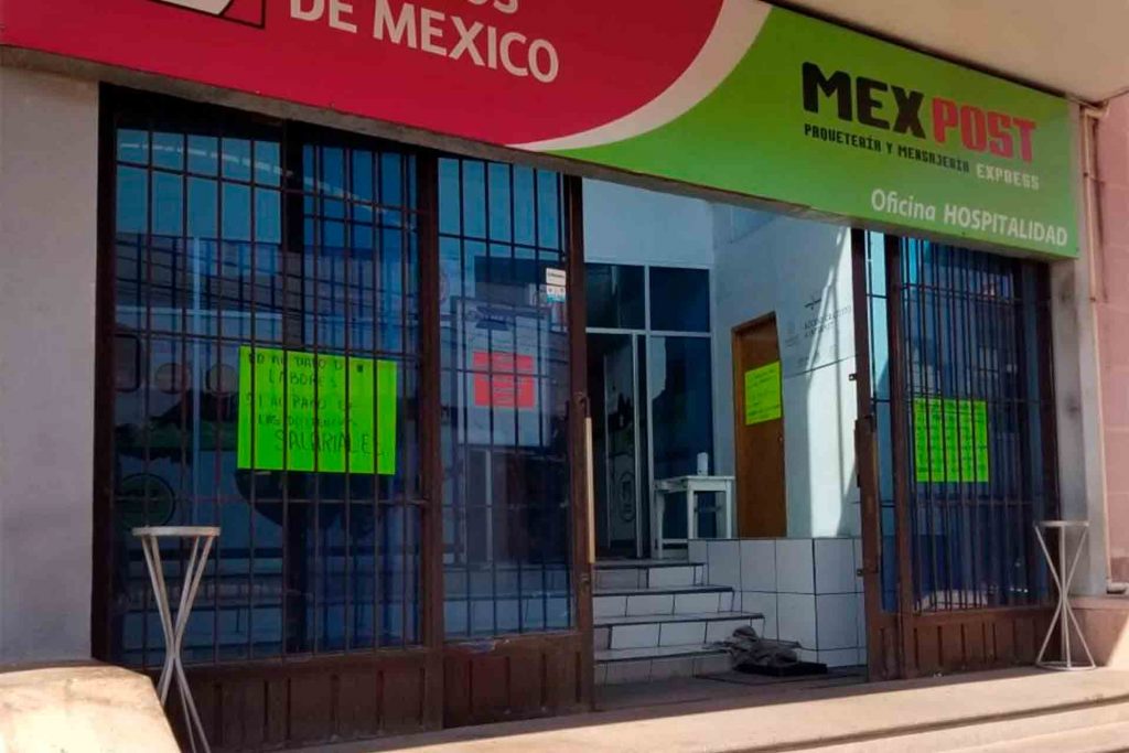 Amagan con paro de labores en Correos de México