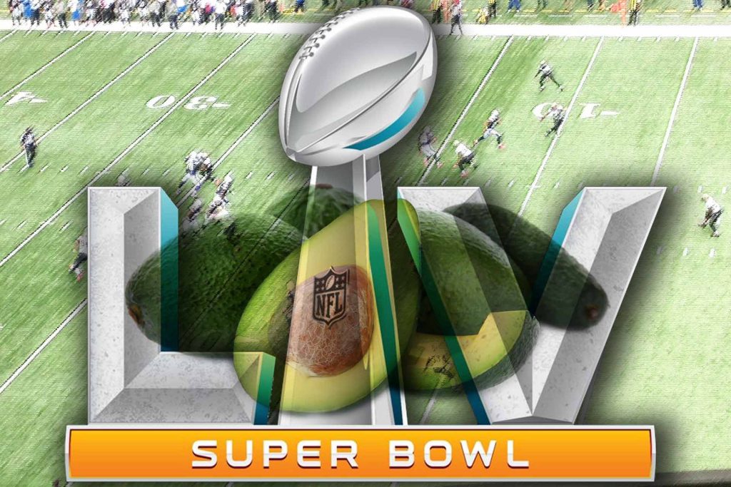 Aguacate logo Super Bowl LIV