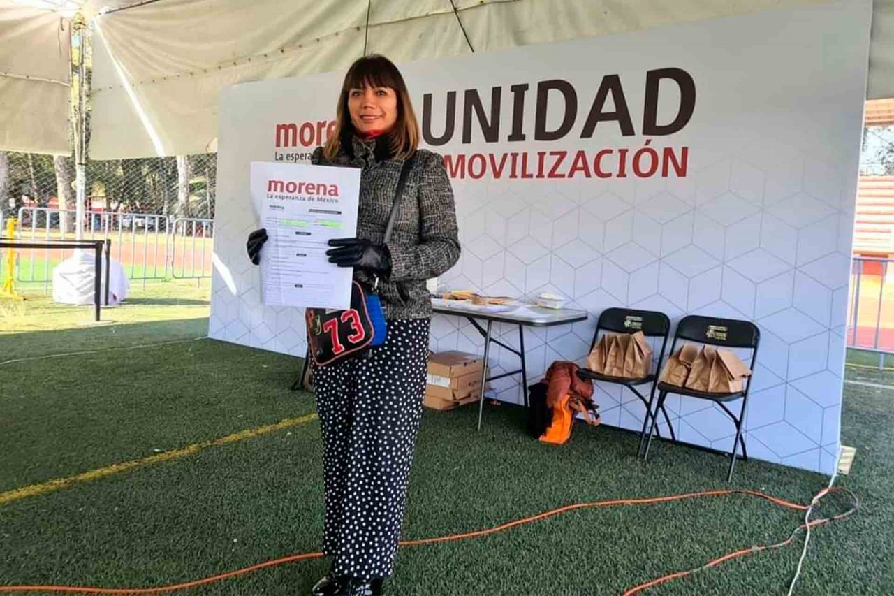 Salma Luévano, Diputación Plurinominal, MORENA, registro.