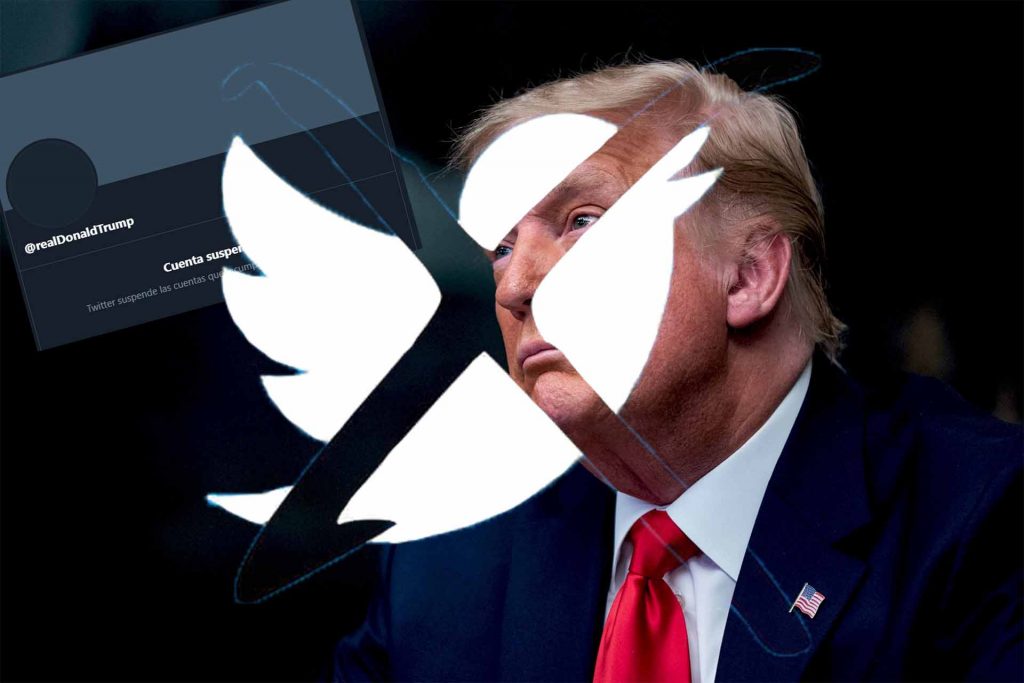Twitter suspende permanentemente cuenta de Donald Trump