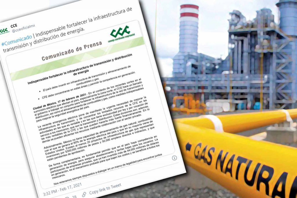 Crisis de gas natural evidenció necesidad de invertir: CCE