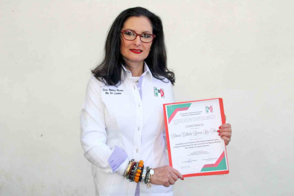 Blanca Rivera Rio ya es candidata priísta a la Alcaldía