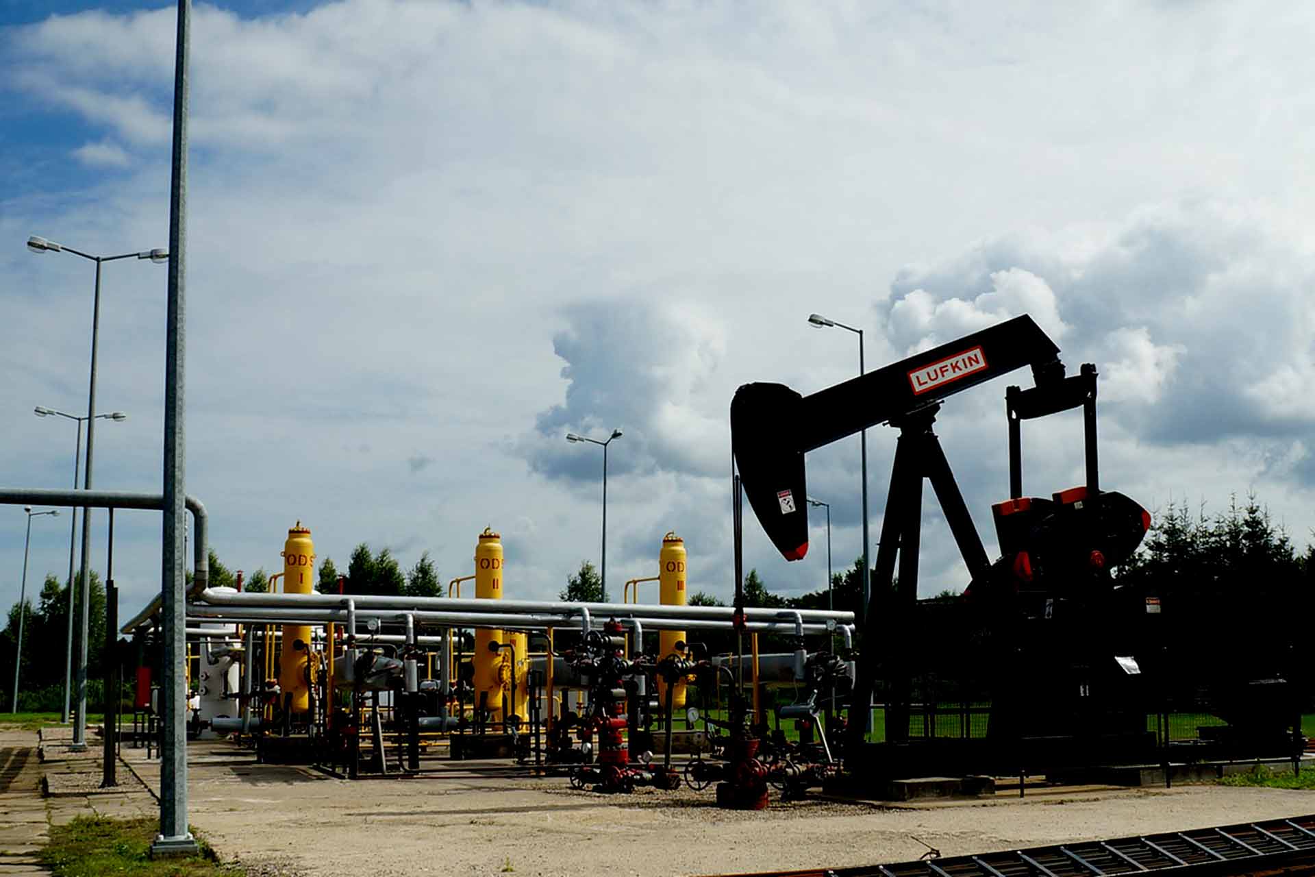 Un pozo de extracción de petróleo