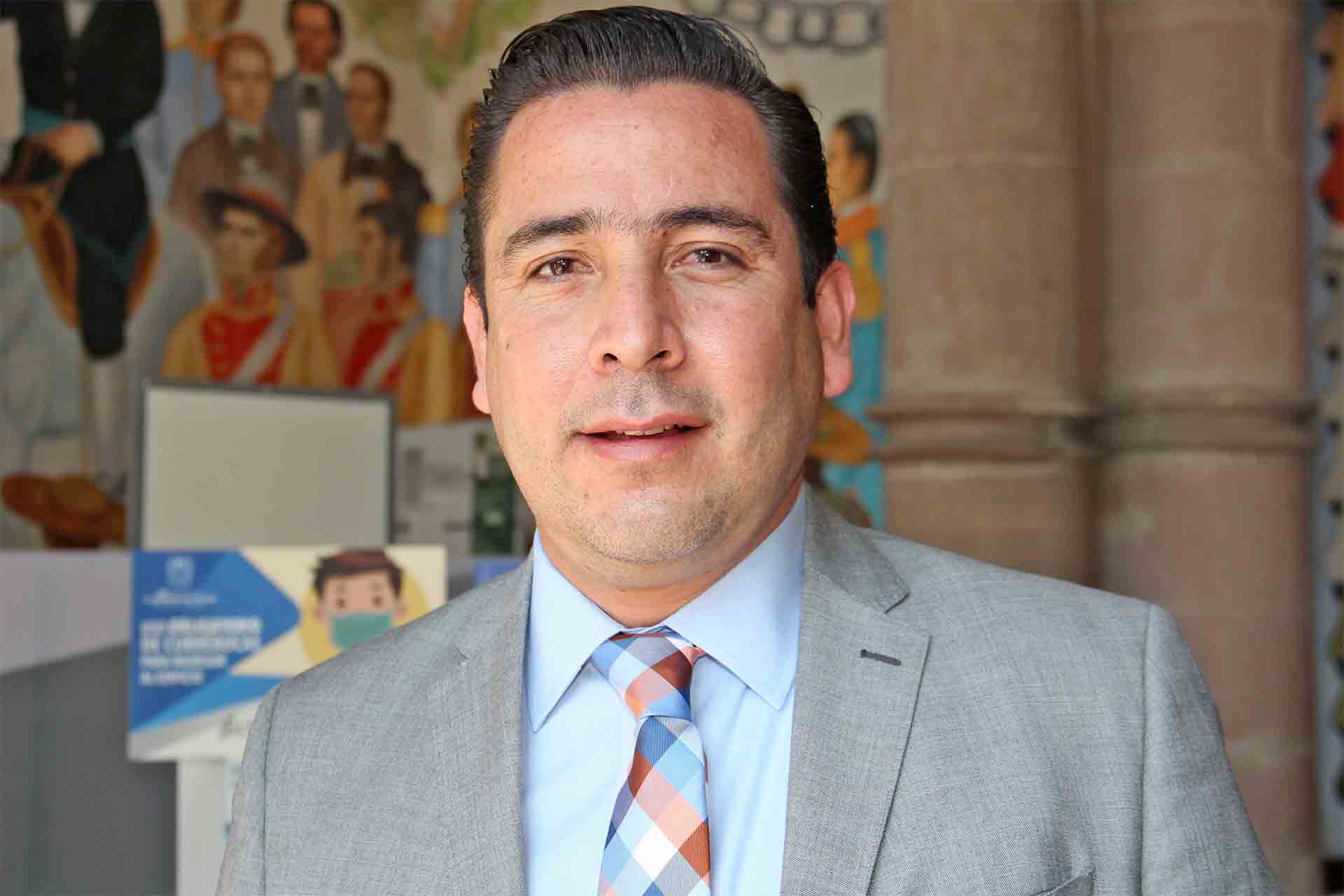 El dirigente estatal del PAN, Gustavo Báez Leos.