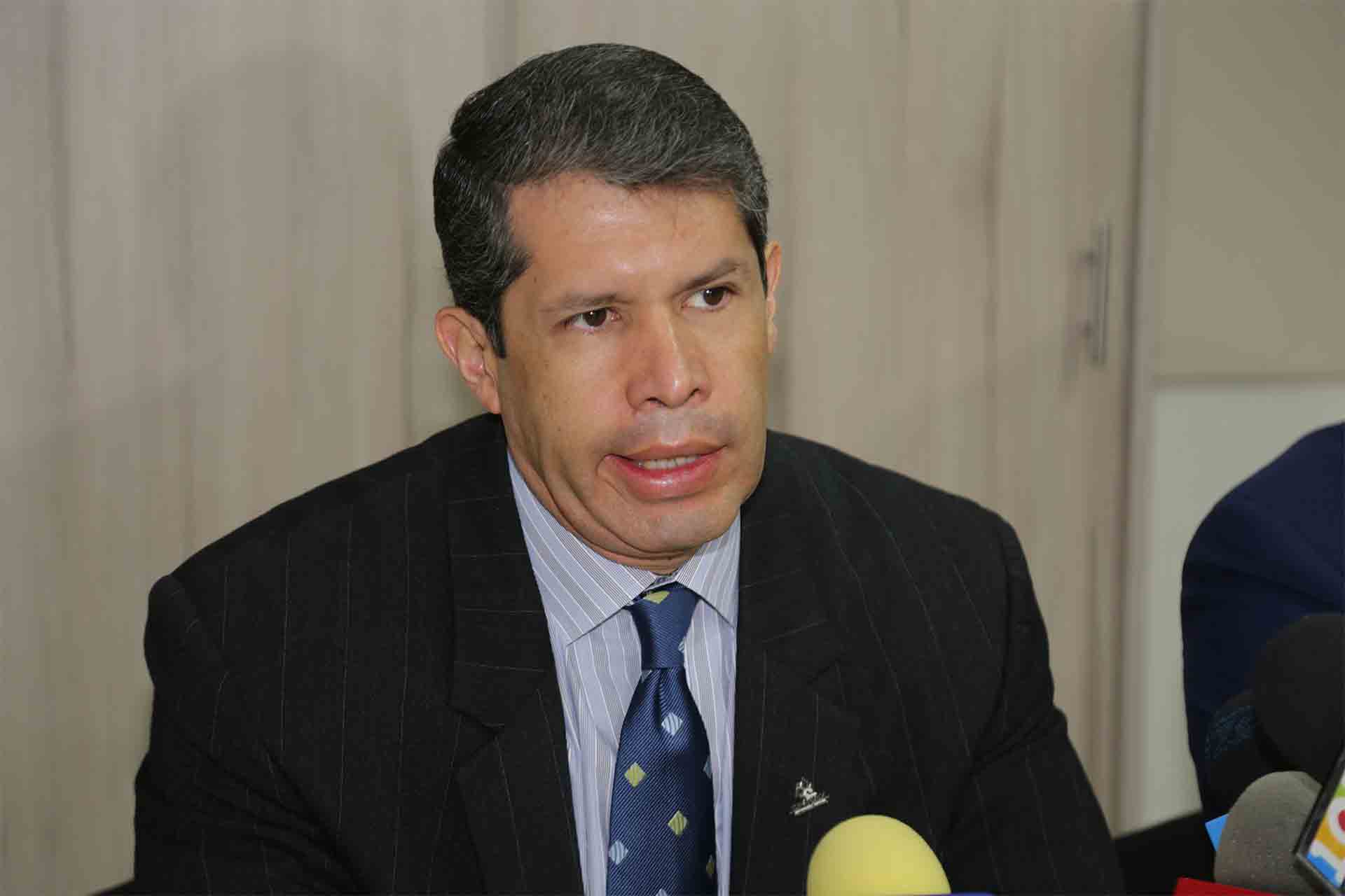 El presidente del Consejo Coordinador Empresarial de Aguascalientes, Raúl González Alonso.