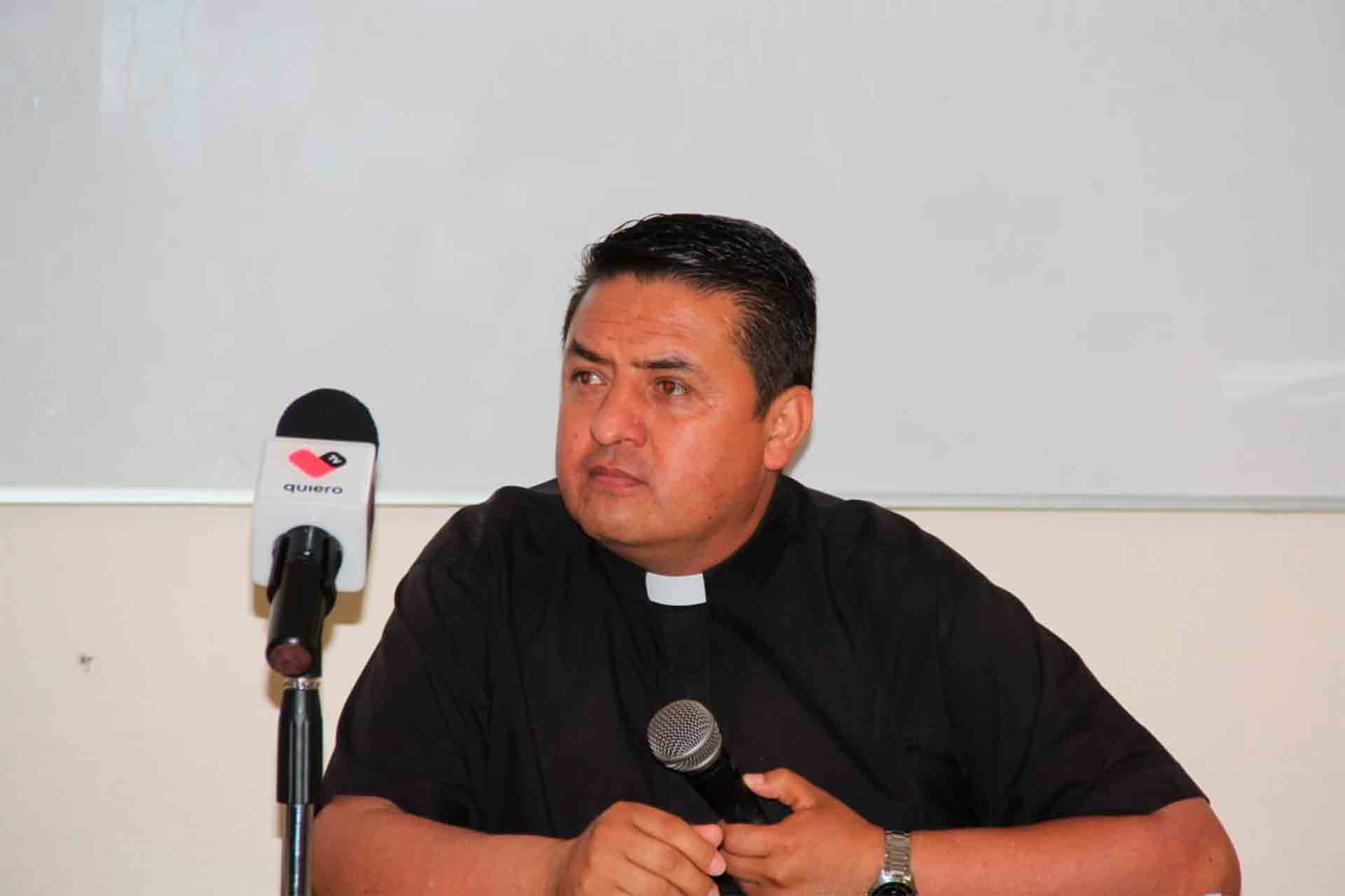 Padre Juan Gabriel Rodríguez Campos, administrador diocesano