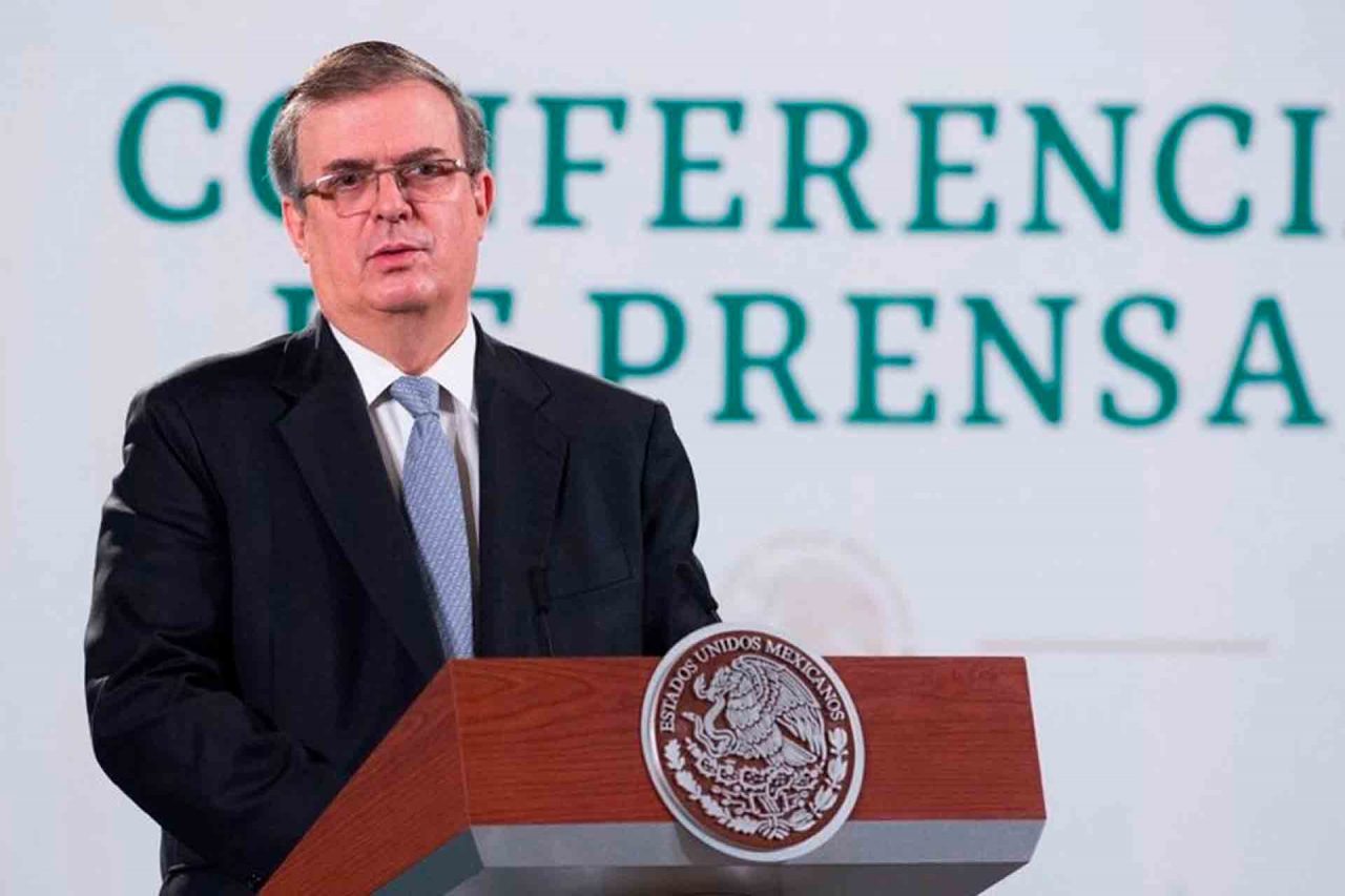 Marcelo Ebrard, secretario de Relaciones Exteriores.