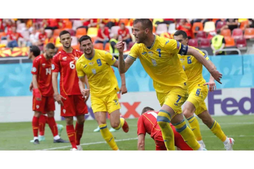 Ucrania sufre con Macedonia y los derrota 2-1 en Eurocopa