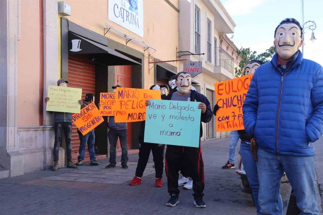 Aguascalientes MORENA Manifestación Militantes