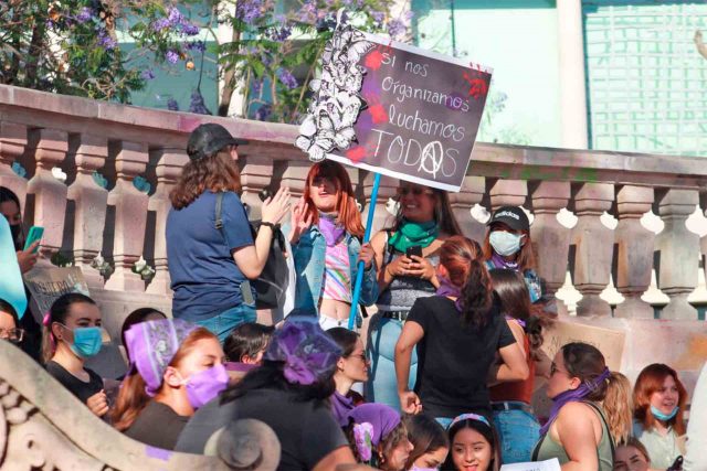 Aguascalientes Manifestación Mujeres Feminicidios