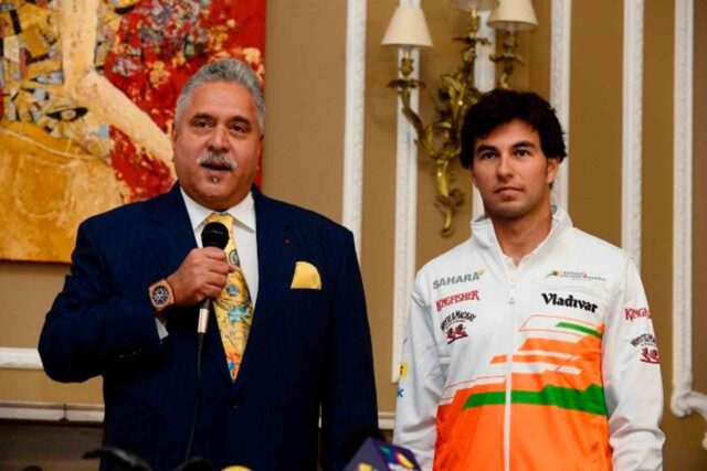 Vijay Mallya Sentencia Prisión Cárcel Sergio "Checo" Pérez