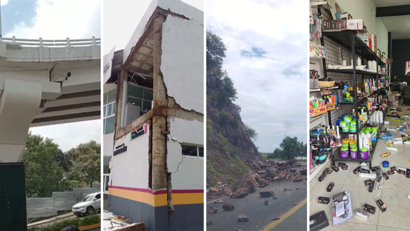 SICT libera cinco carreteras y puentes afectados por el sismo
