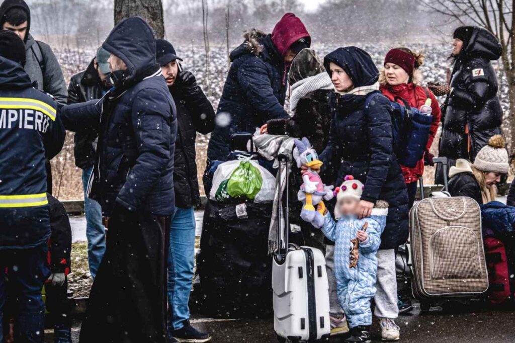 Casi 5 millones de ucranianos dejaron su país para buscar refugio: OCDE