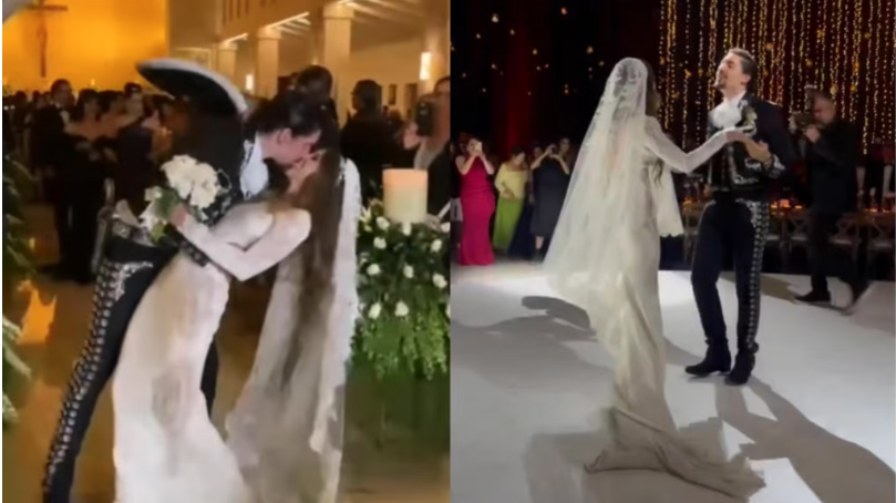 Alex Fernández y Alexia Hernández se casaron en una boda de ensueño