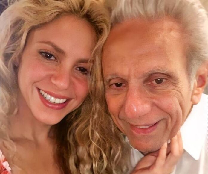 Shakira, preocupada por la salud de su padre William Mebarack que de nuevo es ingresado al hospital