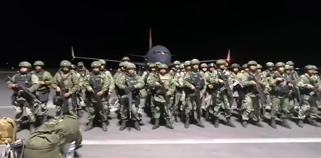 Llegan aeronaves con elementos de Fuerzas Especiales para reforzar seguridad en Zacatecas