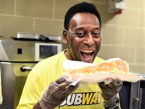 El sándwich de atún era la comida favorita de Pelé