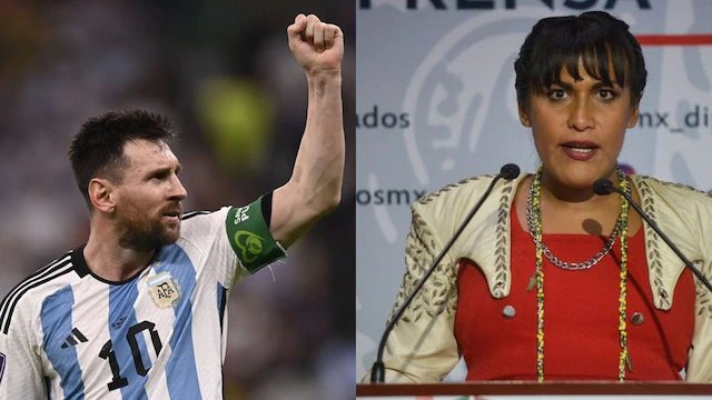 La diputada trans de Morena, propone declarar persona non grata a Messi