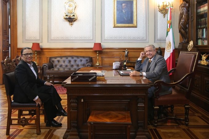 López Obrador reveló que Rosa Icela Rodríguez tuvo un accidente en casa