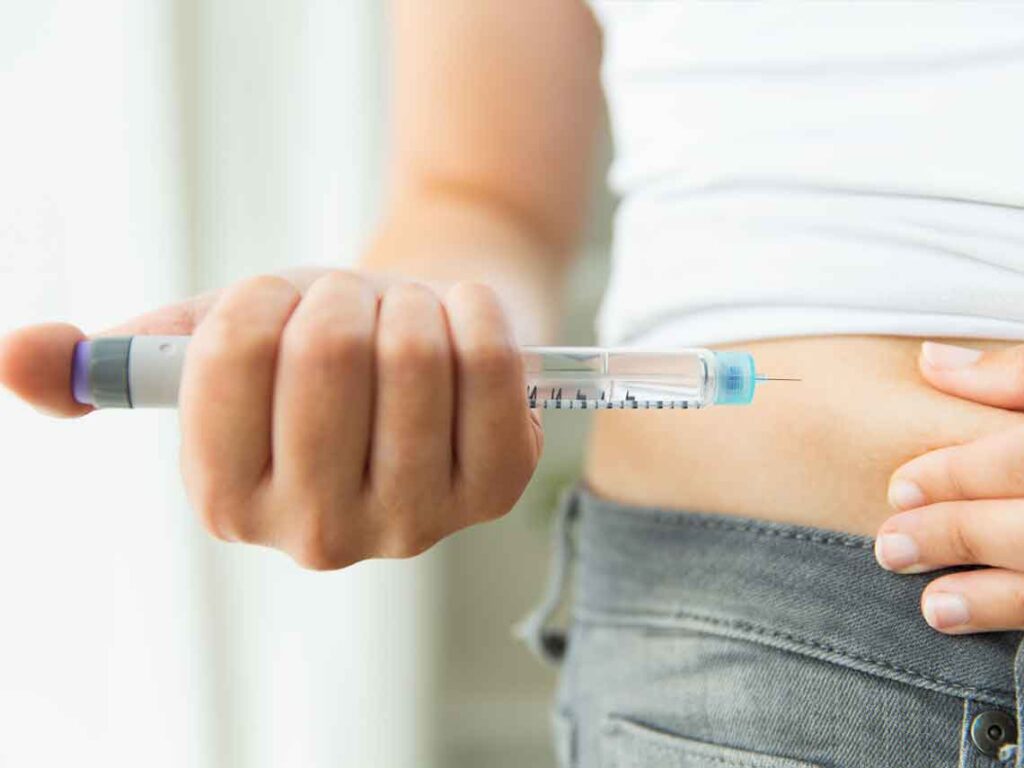 Inyectarse medicamento para la diabetes, la tendencia de los Tiktokers