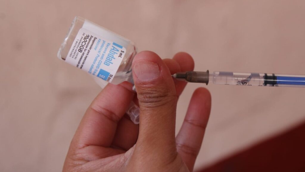 Prevén aplicación de vacuna Abdala a principios de enero en Hidalgo