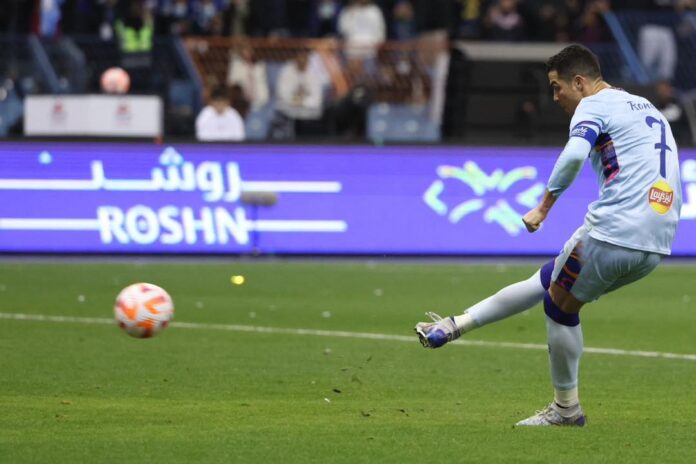 El primero gol de Cristiano Ronaldo en el Al-Nassr de Arabia Saudita