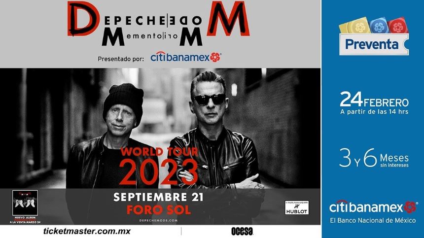 Depeche Mode, regresa a México y ofrecerá un concierto en el Foro Sol