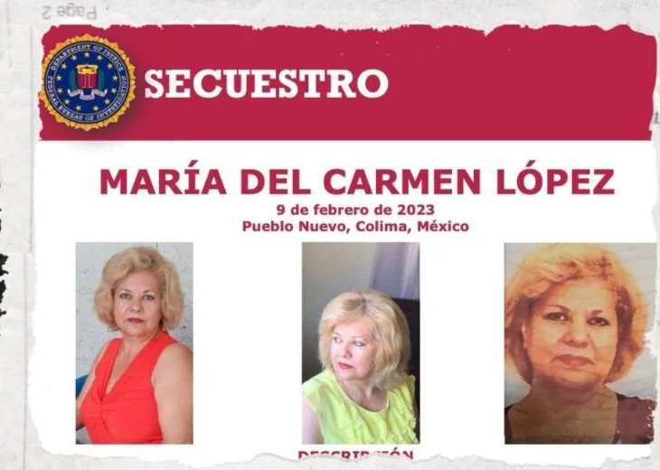 Secuestran a otra estadounidense, esta vez en Colima, informa FBI